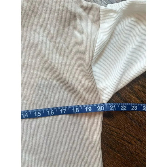 New Mavi Tunic Sweater Size Medium Beige Peekhole NWT - Picture 8 of 9